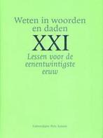 Weten in woorden en daden / Lessen voor de eenentwintigste, Verzenden, Zo goed als nieuw, B.G. Raymaekers