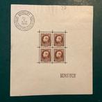 Belgique 1924 - Bloc 1 - Montenez 5 fr Bruin - OBP blok 1, Postzegels en Munten, Gestempeld