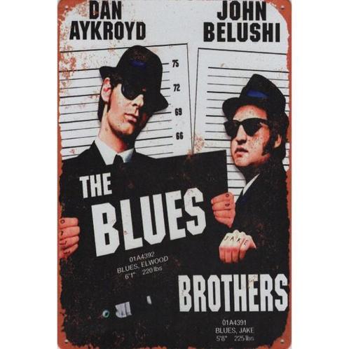 Wandbord -  The Blues Brothers, Huis en Inrichting, Woonaccessoires | Wanddecoraties, Nieuw