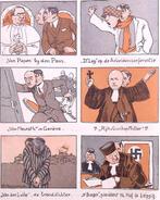 De verschillende gezichten van Hitler op spotprent (Lithos), Verzenden