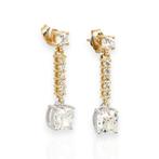 Oorbellen - 18 karaat Geel goud, Witgoud - 2.43ct. tw., Nieuw