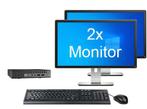 ACTIE: HP ProDesk 600 G1 Mini i5 4e Gen incl. 2 Monitoren +, Computers en Software, Nieuw, Ophalen of Verzenden