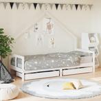 vidaXL Kinderbedframe met lades 80x200 cm massief grenenhout, Verzenden, Nieuw