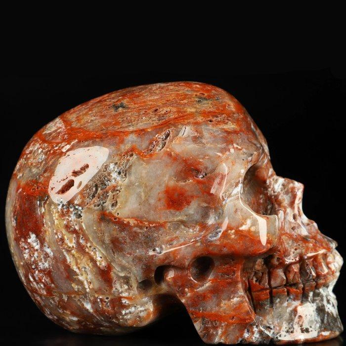 Indrukwekkende agaat schedel 265g! Vergankelijkheid -, Verzamelen, Mineralen en Fossielen