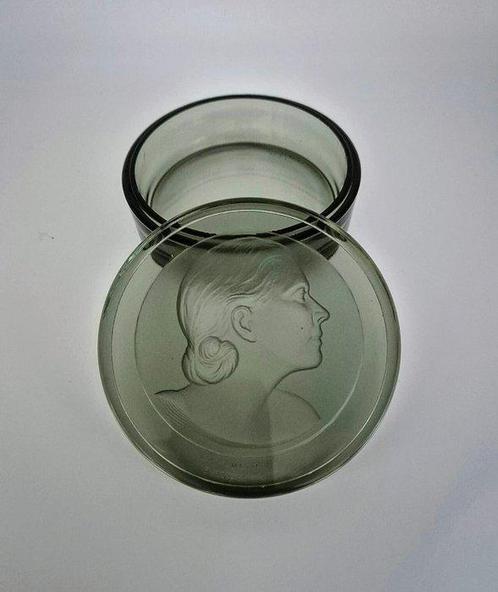 Val Saint Lambert - Charles Graffart & René Delvenne - Boîte, Antiek en Kunst, Antiek | Glaswerk en Kristal