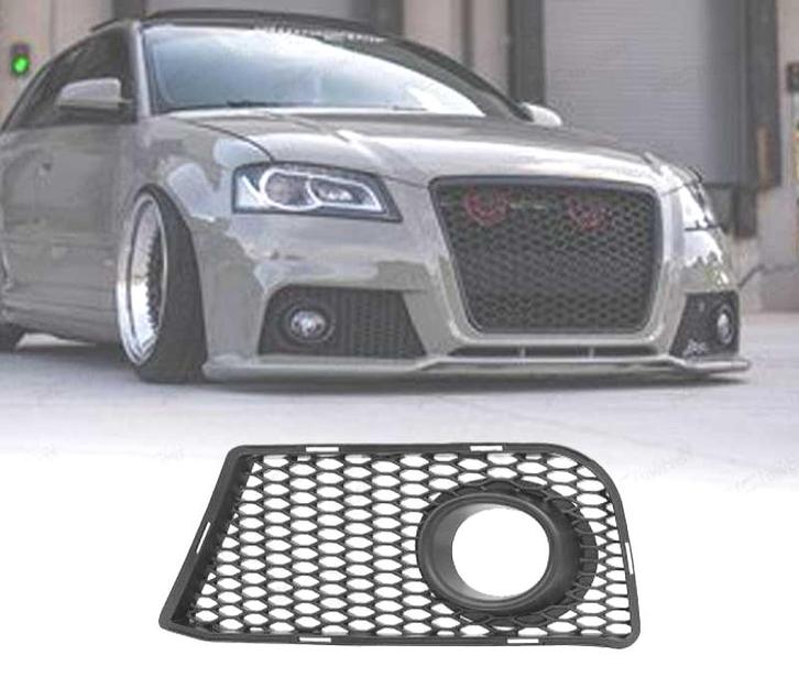 CALANDRE INFÉRIEUR AUDI A3 8P 08-12 ANTIBROUILLARD GAUCHE, Autos : Pièces & Accessoires, Carrosserie & Tôlerie, Envoi