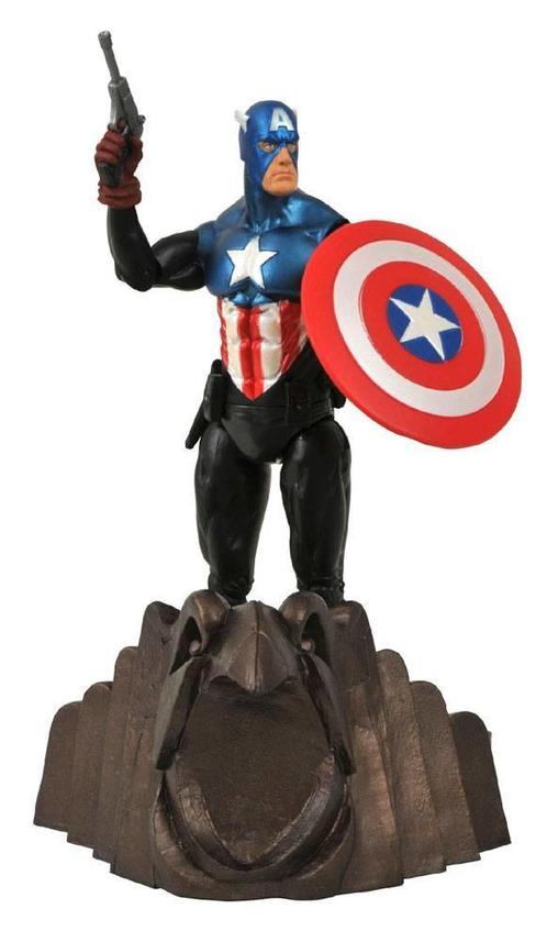 Marvel Select Action Figure Captain America 18 cm, Collections, Cinéma & Télévision, Enlèvement ou Envoi