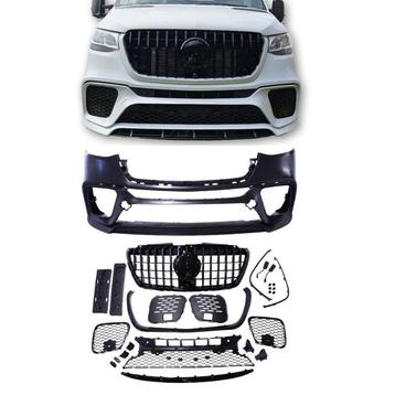 Voorbumper voor mercedes sprinter w907 2019+ zwarte grill beschikbaar voor biedingen