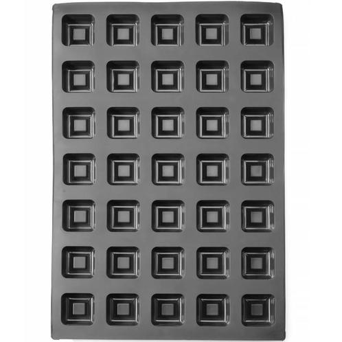Bakvorm | Siliconen | Cap. 35 Taartjes | 570x375x25(h)mm, Zakelijke goederen, Horeca | Keukenapparatuur, Nieuw in verpakking, Verzenden