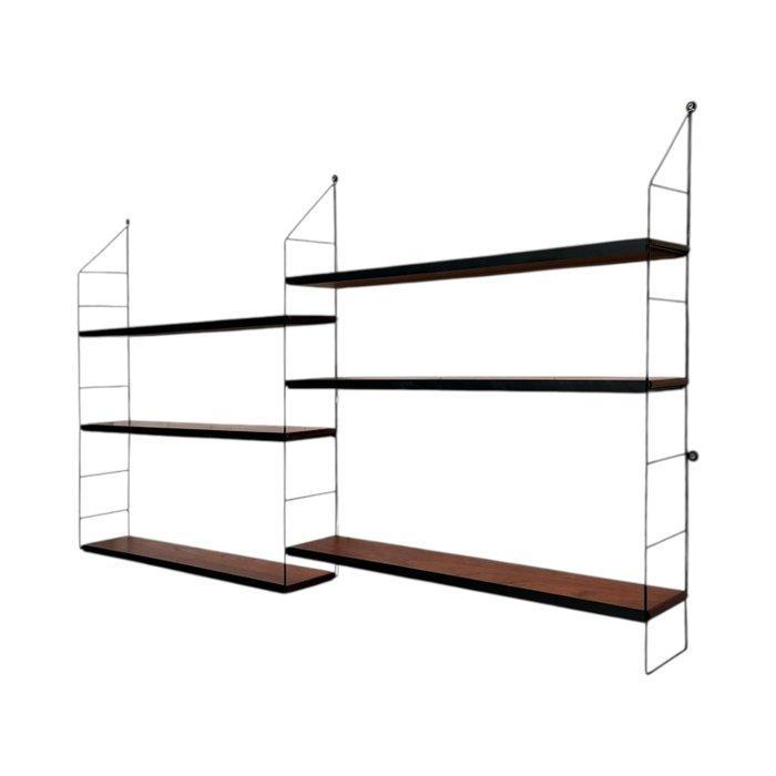 Stellingkast - Hout, Metaal, Antiek en Kunst, Kunst | Designobjecten