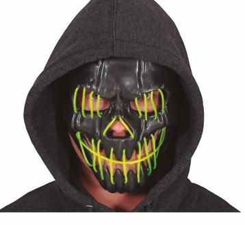 Halloween Masker Lachend Met Licht, Verzenden