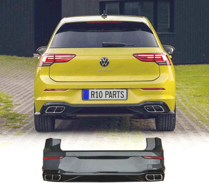 PARE-CHOCS ARRIÈRE VOLKSWAGEN VW GOLF 8 LOOK R LINE + EMBOUT, Autos : Pièces & Accessoires, Carrosserie & Tôlerie, Envoi