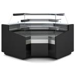 Gesloten hoek 90°, geventileerd, laag glas, 3 zijden – ZWART, Verzenden, Nieuw in verpakking, Koelen en Vriezen