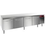 Koelwerkbank | GASTRO LINE | Laag Model | 480L | 4 Laden, Verzenden, Nieuw in verpakking