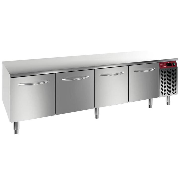 Koelwerkbank | GASTRO LINE | Laag Model | 480L | 4 Laden, Zakelijke goederen, Horeca | Keukenapparatuur, Nieuw in verpakking, Verzenden