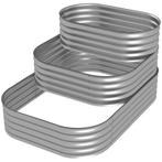 Moestuinbak - Verhoogde plantenbak – DIY bloembak - Zilver, Tuin en Terras, Ophalen of Verzenden, Nieuw
