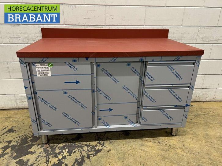 Acier inoxydable Polyéthylène PE Armoire de travail Table de, Articles professionnels, Horeca | Autre, Envoi