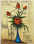 Bernard Buffet (1928-1999) - Poster of the exhibition fleurs