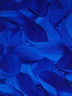 Anaïs LF - N°6, Éclat Cobalt - Blue waves - Abstract art