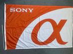 Sony Alpha promotional flag – large red and white fabric, Nieuw