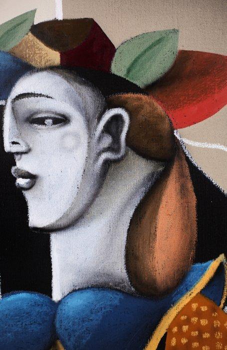 Jone Hopper - La comtesse sur une chaise, Antiek en Kunst, Kunst | Schilderijen | Modern