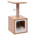 vidaXL Kattenkrabpaal met sisal krabmat 62 cm, Verzenden, Nieuw