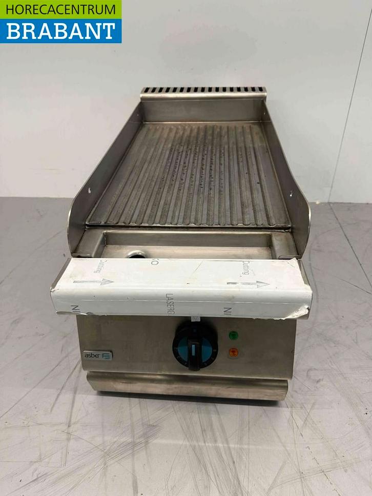 Asber RVS bakplaat grillplaat 35 cm 400V Horeca, Zakelijke goederen, Horeca | Keukenapparatuur, Ophalen of Verzenden