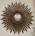 Spiegel - Hout, spiegel - Oude spiegel, met de hand gemaakt.