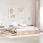 vidaXL Bedframe zonder matras massief grenenhout 200x200 cm, Verzenden, Nieuw