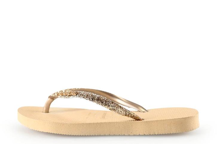 Havaianas Slippers in maat 35 Beige | 5% korting, Kinderen en Baby's, Kinderkleding | Schoenen en Sokken, Jongen of Meisje, Zo goed als nieuw