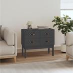 vidaXL Armoire console Gris 90x40x78 cm Bois de pin, Verzenden, Neuf