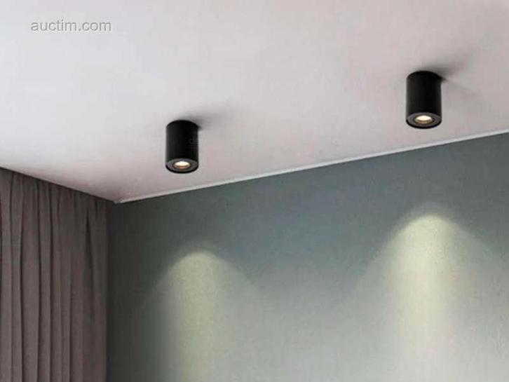 12 x GU10 Opbouwspot Armatuur zwart kantelbaar..., Doe-het-zelf en Bouw, Overige Doe-Het-Zelf en Bouw, Ophalen