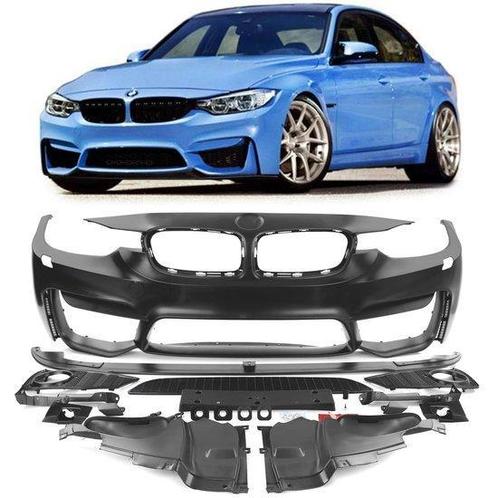 EVO M3 Look Voorbumper Met Front Lip BMW F30 F31 B1948, Autos : Pièces & Accessoires, Carrosserie & Tôlerie