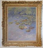 Chris van Dijk (1952) Impressionist -  Nénuphars dans la, Antiek en Kunst
