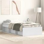 vidaXL Bedframe wit 90x200 cm, Verzenden, Nieuw