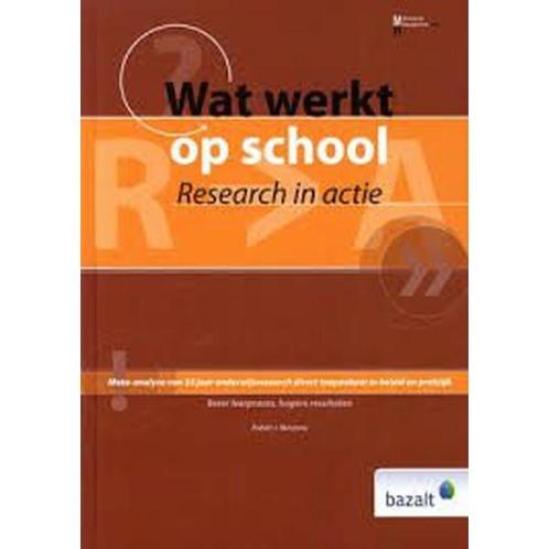 Wat werkt op school, research in actie, Boeken, Schoolboeken, Verzenden