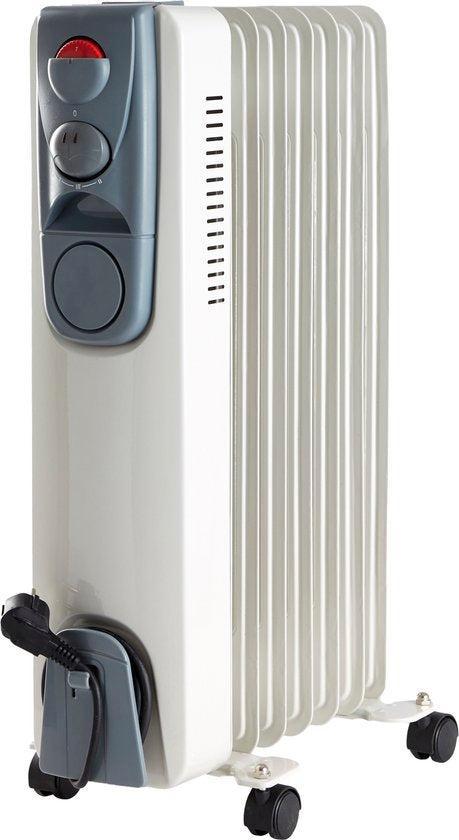 2dekans | Deski Olieradiator - 1500W heater - 7 Lamellen - 3, Huis en Inrichting, Kachels, Ophalen of Verzenden