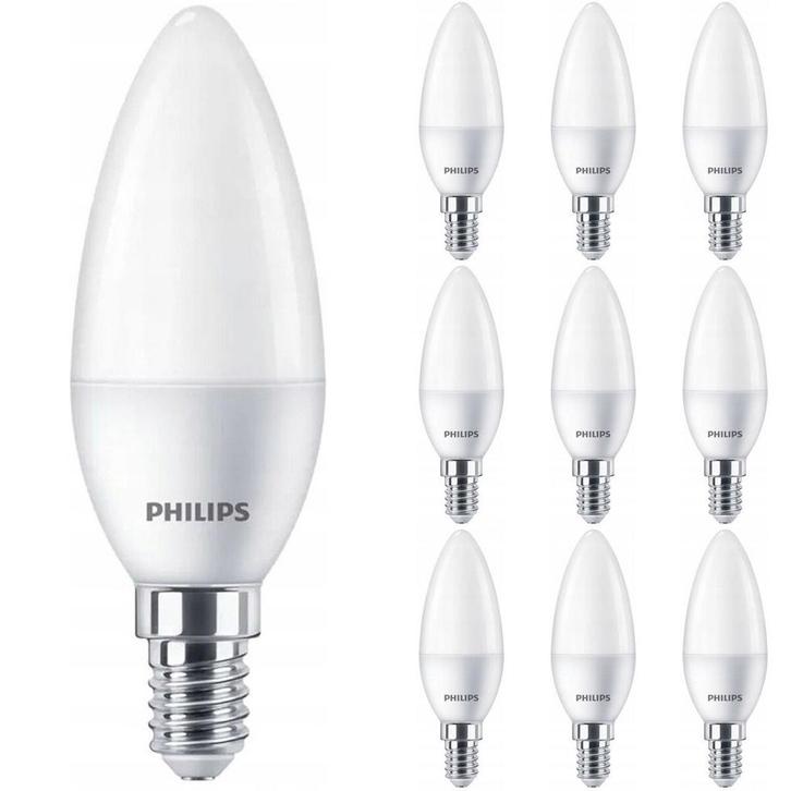 PHILIPS Corepro LEDcandle E14 Mat - 10 Pack - 2.8W Warm Wit, Huis en Inrichting, Lampen | Losse lampen, Nieuw, Verzenden