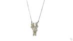 Halsketting Platina - 0.70ct. tw. Geel Diamant (Natuurlijk, Handtassen en Accessoires, Kettingen, Nieuw