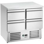 Koelwerkbank | 260L | 4 Laden (1/1 GN) | 0°C/+10°C |, Verzenden