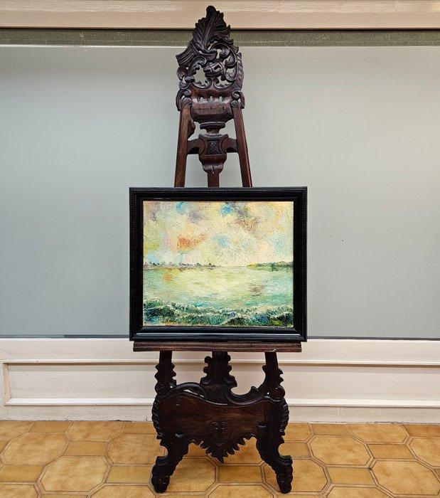 French School (XIX-XX) - NO RESERVE - Lumiere Sur La Mer, Antiek en Kunst, Kunst | Schilderijen | Klassiek