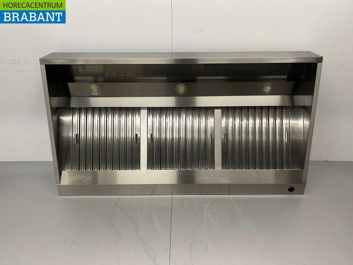 RVS Afzuigkap Dampkap met lamellen filters Premium-line 180, Elektronische apparatuur, Afzuigkappen, Nieuw, Ophalen of Verzenden