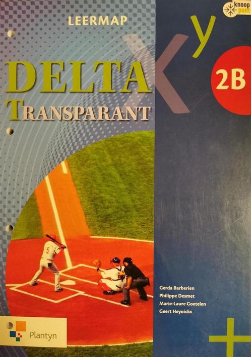 Delta transparant 2b leermap (incl. online ict), Livres, Livres scolaires, Envoi