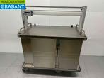 Chariot de restauration Burlodge en acier inoxydable chauffé, Articles professionnels, Horeca | Équipement de cuisine, Verzenden