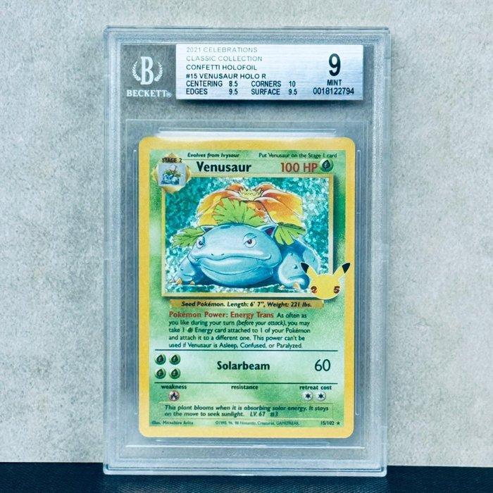 Pokémon Graded card - Venusaur Holo #15 Celebrations -, Hobby en Vrije tijd, Verzamelkaartspellen | Pokémon