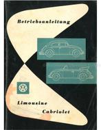 1960 VOLKSWAGEN KEVER 1200 INSTRUCTIEBOEK DUITS, Ophalen of Verzenden