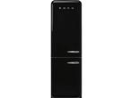 SMEG -  Koel-vriescombinatie 50s Style Collection D  - Zwart, Elektronische apparatuur, Koelkasten en IJskasten, Verzenden, 60 cm of meer