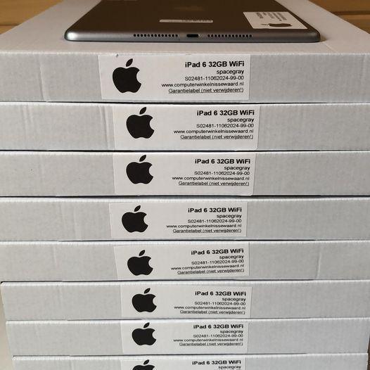 Voordeelbundel (10+prijs) Apple iPad 6 (model 2018) zwart, Informatique & Logiciels, Apple iPad Tablettes, Enlèvement ou Envoi