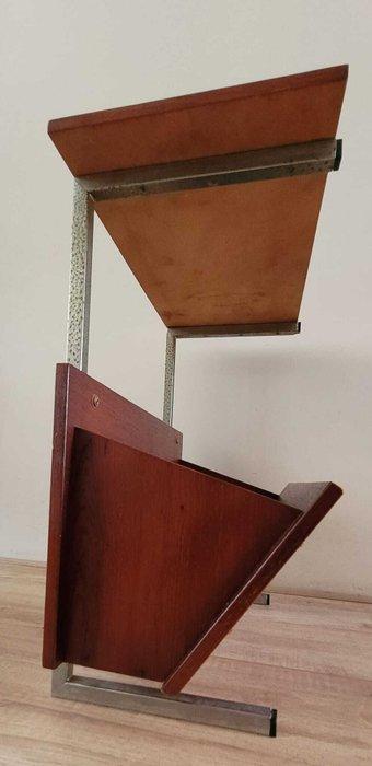 Table dappoint - Chrome, Métal, Teck - Table dappoint en, Antiek en Kunst, Kunst | Designobjecten