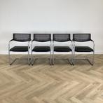 Complete Design set van 4x Vitra Visasoft Visavis, Huis en Inrichting, Gebruikt, Zwart, Eén